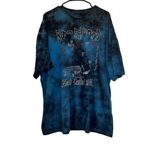 Boyz N the Hood Ice Cube 3XL Blue Black Tie Dye South Central Graphic‎ TShirt